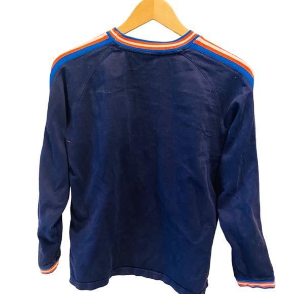 HANNA ANDERSSON Blue Ringer Stripe Pullover - Picture 2 of 5